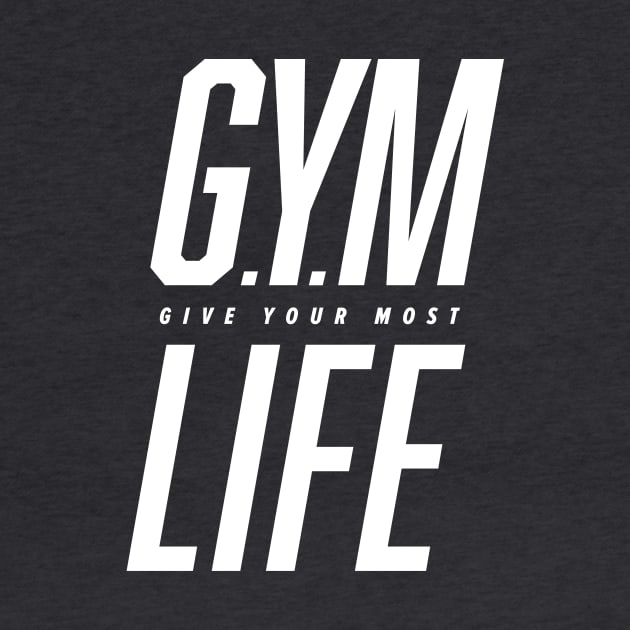 GYM Life - Motivational Gym Design by happiBod